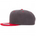 Кепка FlexFit 6089MT - Classic Snapback Dark Heather/Red