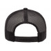 Кепка FlexFit 6606 Retro Trucker - Black