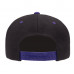Кепка FlexFit 6089MT - Classic Snapback Black/Purple